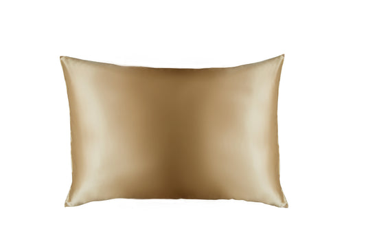 Gold & Gilded (Gold) | 100% Mulberry Silk Pillowcase - Twin Pack